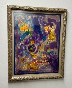 Zoltan Hecht "Fiesta", 1965 Paper Collage