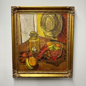 French School (20th C.) Modernist Still Life Painting