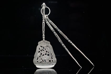 Victorian Handmade Sterling Apothecary Snuff Tools