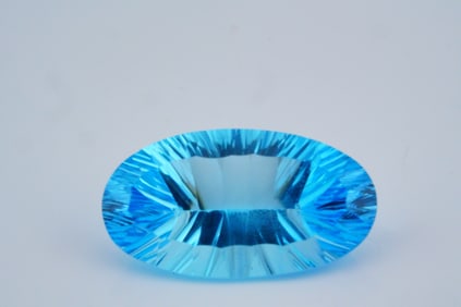 50.40ct Oval Cut Swiss Blue Topaz