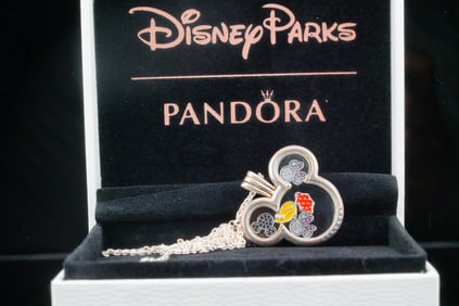 Pandora Disney Parks Sterling Silver Locket Necklace