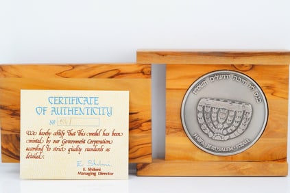 Israel 36th General Assembly 5 Oz .999 Silver Medal