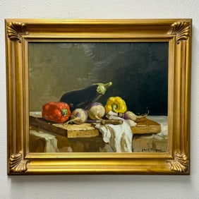 John C. Traynor "The Cutting Board" Still Life