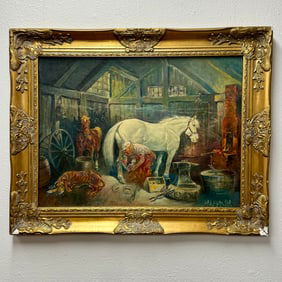 John Schmucker "Arabian Gelding and Hackney Pony"