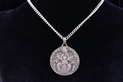 Elvis Presley 1950s Religious Necklace Gifted From a Fan