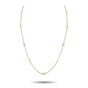 4.50ctw VS2-SI1/G-H Diamond and 18K Necklace