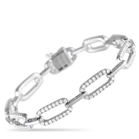 2.50ctw Diamond and 18K White Gold 7.25" Bracelet