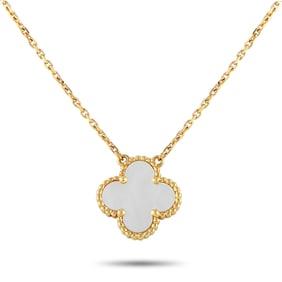 Van Cleef & Arpels Alhambra Mother of Pearl 18K Necklace