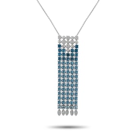 Bvlgari Lucea 30ctw Topaz and 1.50ctw Diamond Necklace