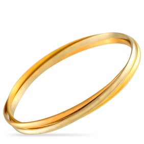 Cartier Trinity Collection 18K Tri-Color Gold Bangle