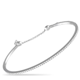 Messika 0.80ctw Diamond and 18K White Gold Bracelet