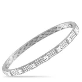 2.75ctw VS2-SI1/G-H Diamond and 18K White Gold Bangle