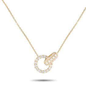 1.00ctw Diamond and 18K Yellow Gold Necklace