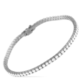 3.05ctw VVS2-VS1/E-F Lab-Grown Diamond 14K Bracelet