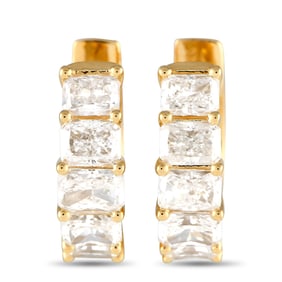 2.00ctw VS2-SI1/G-H Diamond and 18K Earrings