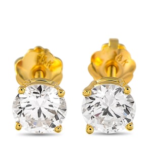 1.50ctw VVS-VS Lab-Grown Diamond and 14K Earrings