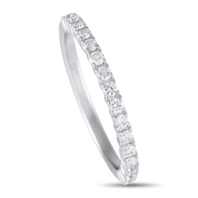 14K and 0.48ctw VVS2-VS1/F-G Lab Grown Diamond Ring
