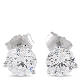 1.56ctw VVS-VS Lab-Grown Diamond and 14K Earrings