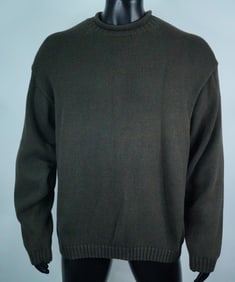 Arnold Schwarzenegger "The 6th Day" Green Knit Sweater