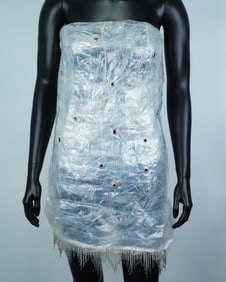 "Hedwig and the Angry Inch" Plastic Dress With Tassels