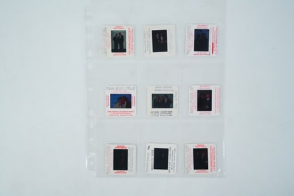 Lot of (9) Hollywood Paparazzi Celebrity Photo Slides