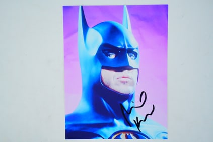 Michael Keaton "Batman" Autographed 8" x 10" Photo