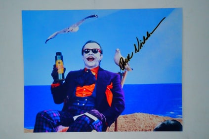 Jack Nicholson "Joker" Autographed 8" x 10" Photo