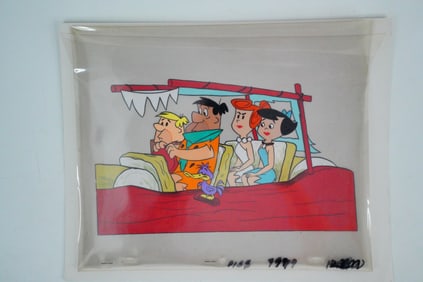 The Flintstones (1979) Hand-Painted Animation Cel