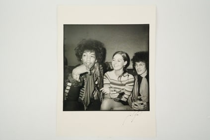 Jimi Hendrix Hamburg, 1967 Photo Signed by Gunter Zint