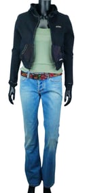 Zooey Deschanel "Eulogy" 4-Piece Costume W/Wardrobe Tag