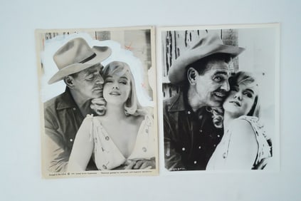 Clark Gable, Marilyn Monroe "The Misfits" Vintage Photos