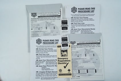 Deep Impact-Lot of (2) Prop Envelope and Procedures