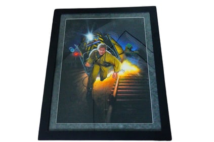 The Fugitive (1993) Original Concept Art Painting