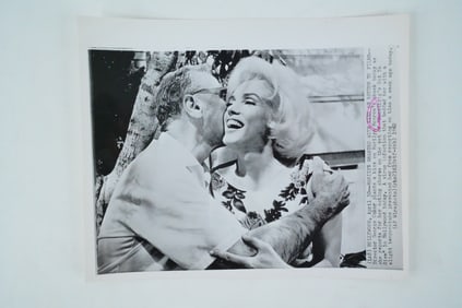 Marilyn Monroe Returns to Set 1962 AP Wire Photo