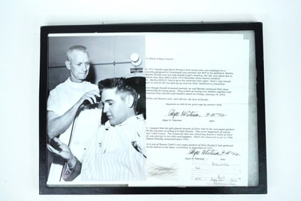 Elvis Presley Strands of Hair From Graceland