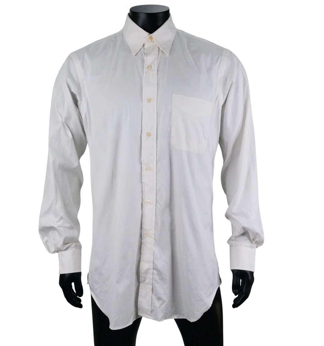 Michael Jackson's White Button Down Long Sleeved Shirt (1 of 12)