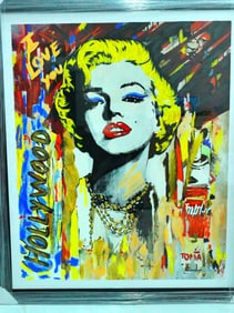 Marilyn Monroe II Mixed Media by Nastya Rovenskaya