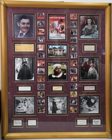 Gone With The Wind Cast Signature and Photo Display