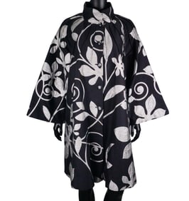 Arlene Dahl Armani Collezioni Black and Silver Jacket