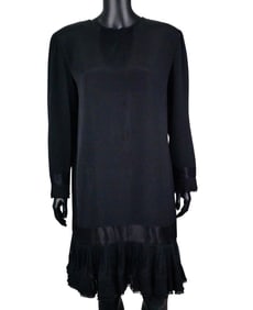 Arlene Dahl Richilene Black Dress W/LOA