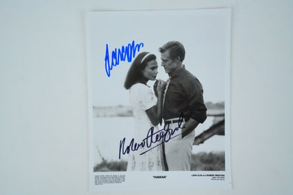 Robert Redford, Lena Olin "Havana" (1990) Signed Photo