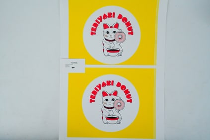 Jackie Brown (1997) Lot of (2) Teriyaki Donut Artwork