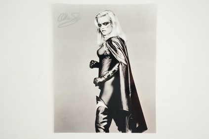 Alicia Silverstone Signed Batman and Robin Photo