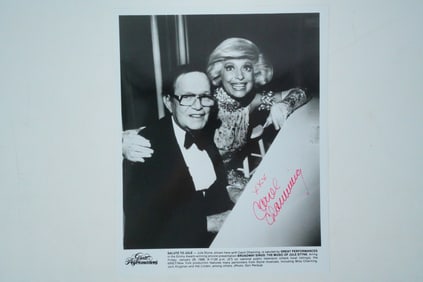 Carol Channing 1989 Signed Photo with Jule Styne