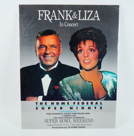 Frank and Liza In Concert 1988 Concert Poster