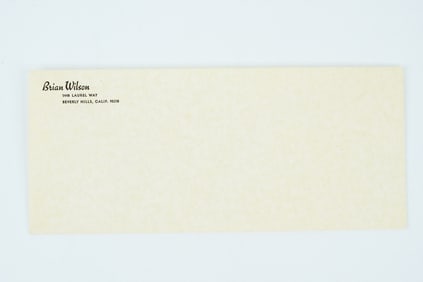Brian Wilson 1960's Personalized Envelope
