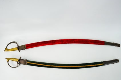 Richard Roundtree Lot of (2) Indian Handmade Swords