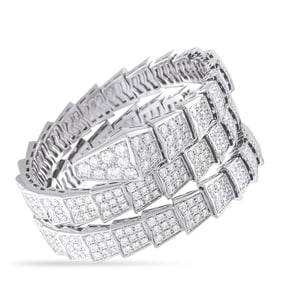 Bvlgari Serpenti Viper 18K Full Diamond Bracelet
