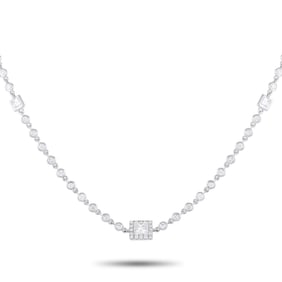4.50ctw VS2-SI1/G-H Diamond and 18K 21" Necklace
