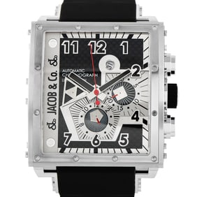 Jacob & Co. Epic 1 Steel Automatic Chronograph Watch Q1
